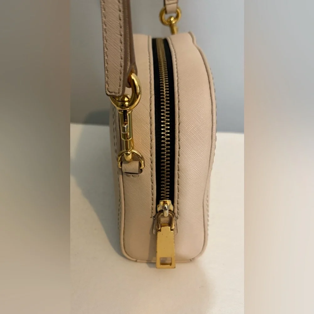 Marc Jacobs Playback Cream Leather Crossbody Shoulder Bag